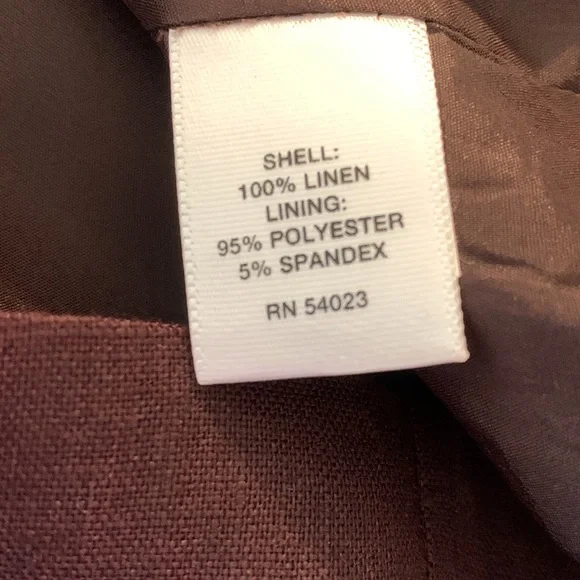 Banana Republic 100% linen dress in chocolate brown - Picture 9 of 10